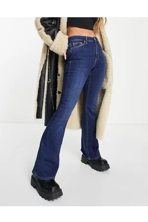 Topshop Jamie - Jeans svasati scuro