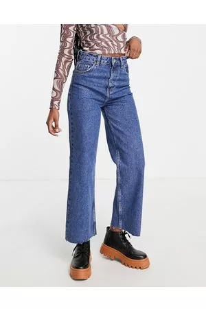 ONLY Jeans dad dritti ampi lavaggio medio