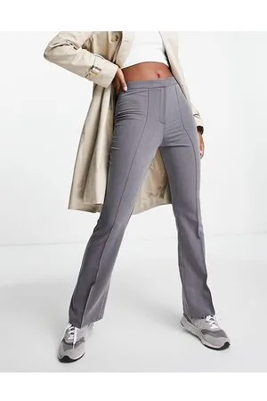 ASOS Pantaloni slim a zampa grigi