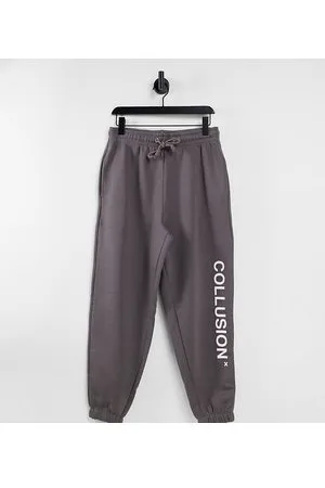COLLUSION Joggers unisex con logo scuro
