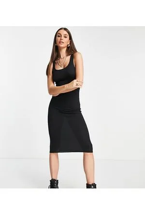 Flounce London Vestito midi a coste, colore