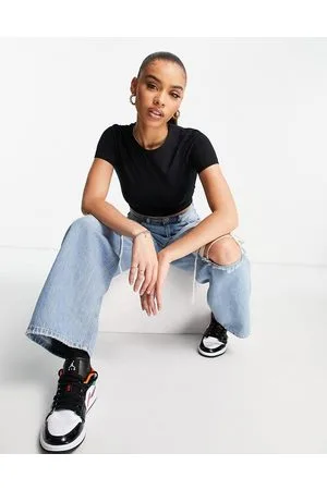 ASOS T-shirt corta aderente nera