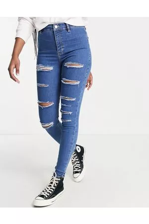 Topshop Joni - Jeans medio con strappi vistosi