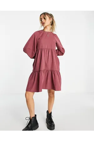 Urban Revivo Vestito grembiule rosa