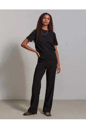 Y.A.S Pantaloni sartoriali a vita alta neri in coordinato