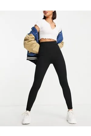 Miss Selfridge Leggings in tessuto ponte con dettagli con cuciture