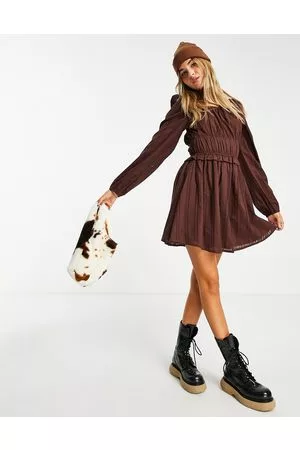 Daisy Street Vestito corto arricciato stile milkmaid