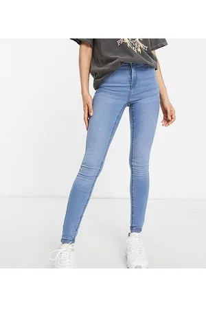 Noisy May Callie - Jeans skinny a vita alta azzurri