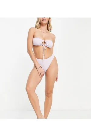 Fashion Union Esclusiva - Slip bikini sgambati confetto