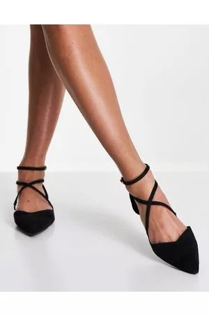 ASOS Larna - Ballerine a punta nere