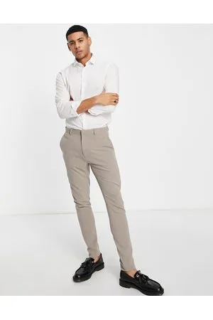 ASOS Pantaloni da abito super skinny color fungo