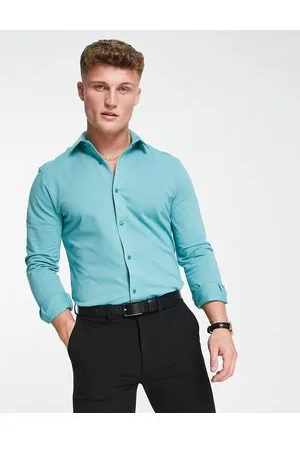 Harry Brown Camicia slim in piqué