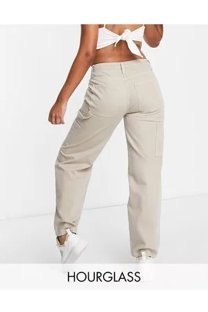 ASOS Hourglass - Jeans skater oversize color cemento