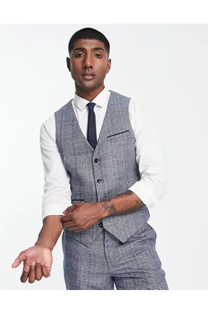 Harry Brown Gilet slim a quadri