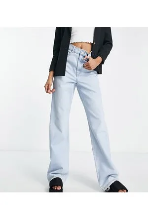 Dr Denim Dr Denim Tall - Echo sky high - Jeans con fondo ampio lavaggio chiaro