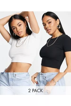 ASOS Confezione da due T-Shirt corte e attillate - Risparmia