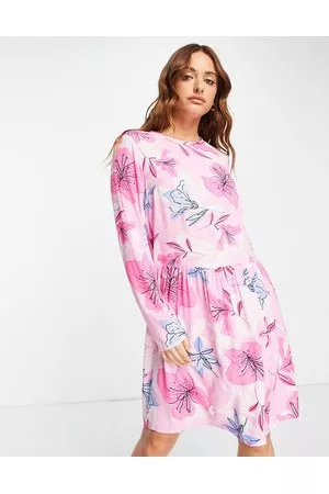 Y.A.S Hunter - Vestito corto multicolore a fiori