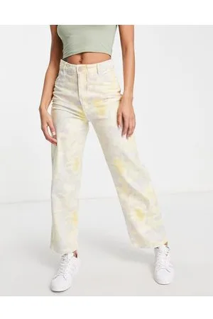 Monki Pantaloni color pastello tie-dye in coordinato