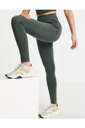ASOS Leggings kaki con vita doppiata
