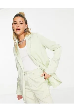 Heartbreak Blazer salvia allacciato in vita in coordinato