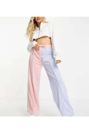 South Beach Joggers a fondo ampio color pastello combinato