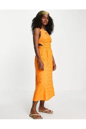 New Look Vestito midi incrociato sul retro