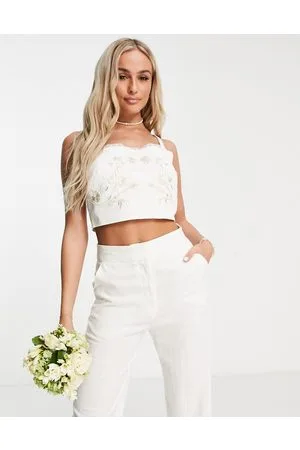 HOPE & IVY Bridal - Lola - Top color avorio in coordinato