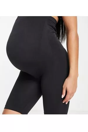 Mama;licious Mamalicious - Pantaloncini premaman modellanti sopra il pancione neri