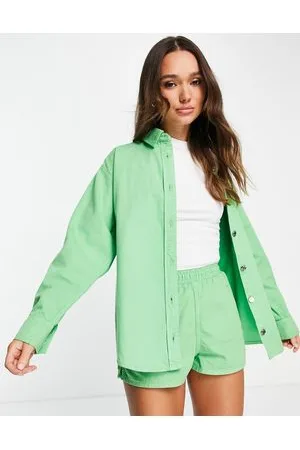 ASOS Camicia oversize in denim in coordinato
