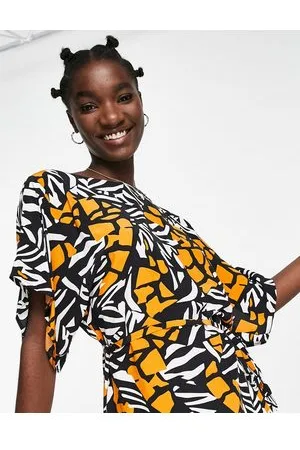 French Connection Afara - Top drappeggiato con cintura