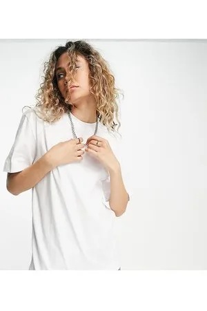 COLLUSION T-shirt unisex bianca