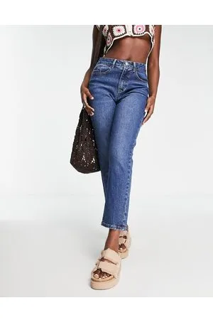 VILA Jeans slim corti a vita alta
