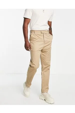 Bando Pantaloni da abito carrot affusolati color talpa