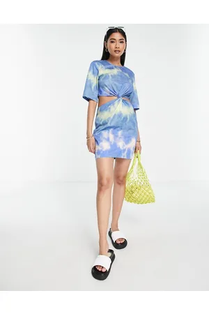 & OTHER STORIES Vestito corto tie-dye con cut-out in vita
