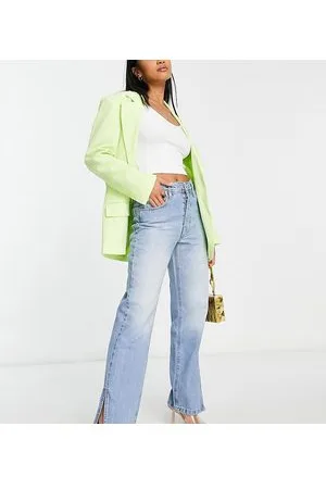 River Island Jeans dritti azzurri anni 