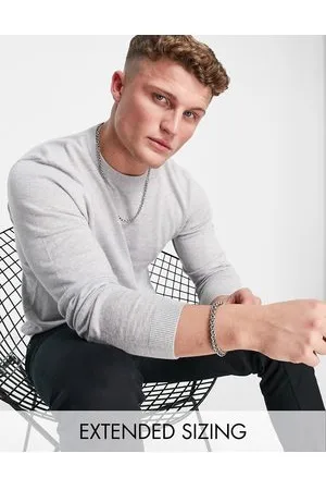 ASOS Maglione lavorato in cotone mélange chiaro