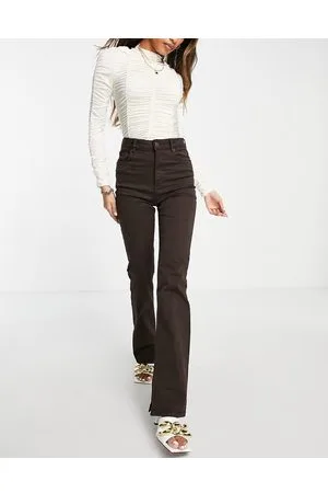 ASOS Jeans a zampa color cioccolato