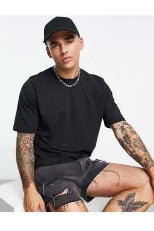 Bolongaro T-shirt nera con maniche ai gomiti