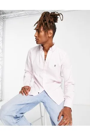 French Connection Camicia Oxford a maniche lunghe