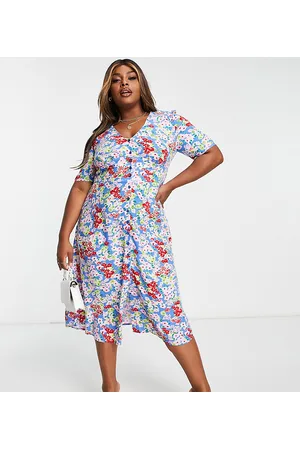 Nobody's Child Plus Alexa - Vestito con stampa a fiori