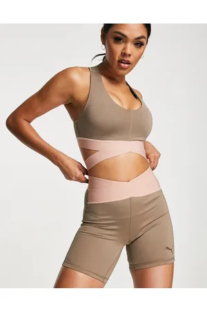 PUMA Training Desert - Pantaloncini marroni con fascia