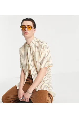 Reclaimed Camicia Oxford con ricami a fiori in edizione limitata