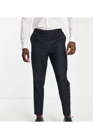 Harry Brown Tall - Pantaloni a vita alta a pieghe