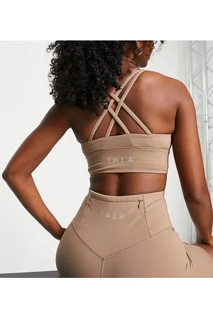 Tala Skinluxe - Reggiseno sportivo a supporto medio stile canottiera moka - In esclusiva per ASOS