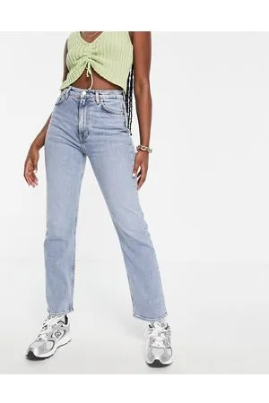 & OTHER STORIES Favourite - Jeans dritti a vita alta in cotone LA - MBLUE