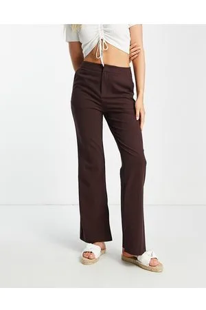 Urban Revivo Pantaloni dritti marroni