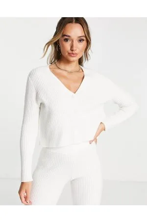 ASOS Cardigan crema con scollo a V