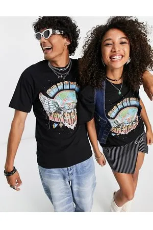 Reclaimed Inspired Unisex - T-shirt grigia con licenza Van Halen