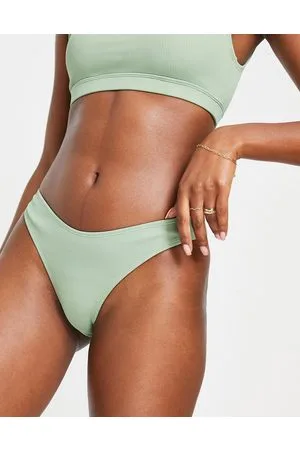 Topshop Slip bikini kaki a coste
