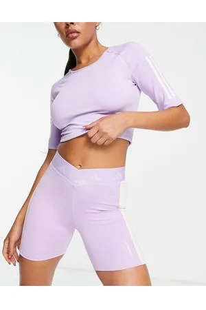 adidas Adidas Training - Techfit - Pantaloncini leggings a vita alta colorblock , bianco e arancione